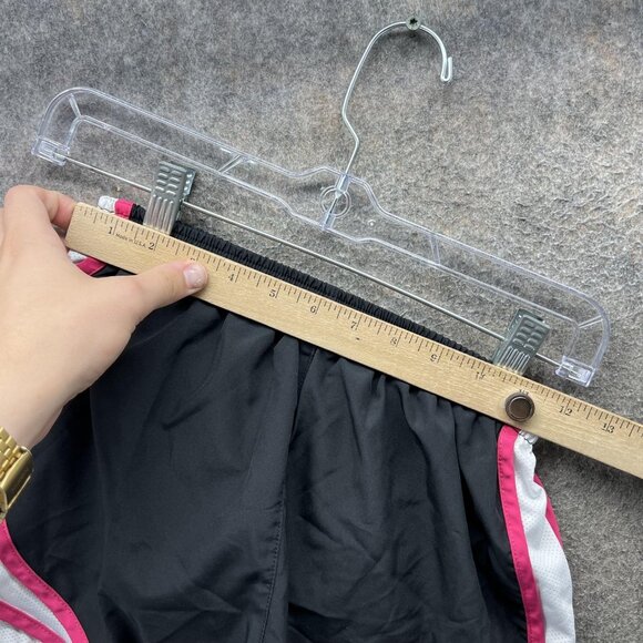 Nike Shorts Womens XS Black Pink Dri-FIT Tempo Running Athletic Lined Gym - Picture 5 of 10